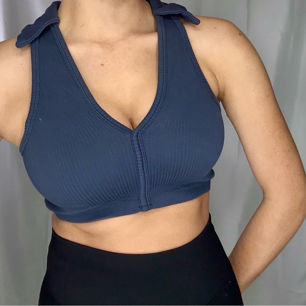 Garage Blue Racerback Top - Picture 3 of 8